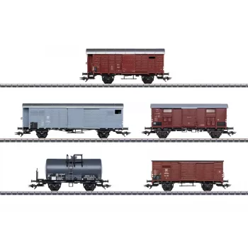 Coffret de 5 wagons de marchandises BLS Ae 6/8 Märklin 46575 H0