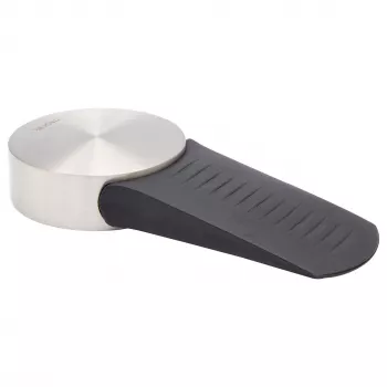 Butoir de porte EH 5116 en zamak avec tampon en caoutchouc, Ø 50 mm, nickel mat Wagner Design Yourself 15511611