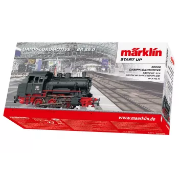 Locomotive-tender à vapeur Märklin 30000 H0 BR 89.0 époque III AC 3 rails