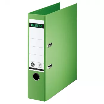 Classeur à levier LEITZ 180° A4 80 mm vert clair carton 1007-00-50