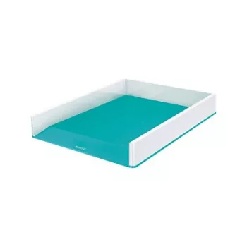 LEITZ WOW Duo Colour Bac à courrier A4 bleu glacier/blanc 5361-10-51