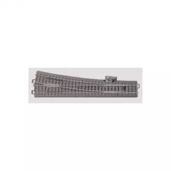 Aiguillage Märklin H0 C-Gleis (avec ballast) 24712, fin, à droite 236,1 mm (24712)