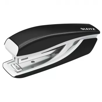 Mini agrafeuse LEITZ Nexxt WOW, capacité 10 feuilles, profondeur d'insertion 50 mm, chargement par le haut, noire (5528-10-95)