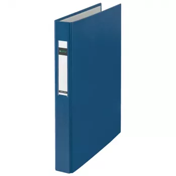 Classeur à anneaux LEITZ Standard A4 surdimensionné bleu 4 anneaux D dos 25 mm 41 mm 4212-00-35