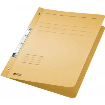 Classeur à fente LEITZ, DIN A4, carton manille, chamois, 250 g/m², capacité 170 feuilles, mécanique 80 mm, pack de 50 (3746-00-11)