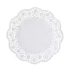 PAPSTAR Napperons ronds pour gâteaux Ø 28 cm, 100 pièces, motif dentelle blanc 12268