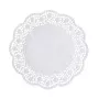 PAPSTAR Napperons ronds pour gâteaux Ø 28 cm, 100 pièces, motif dentelle blanc 12268