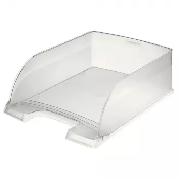 Leitz Plus Bac à courrier Jumbo DIN A4 Frost polystyrène empilable 5233-00-03