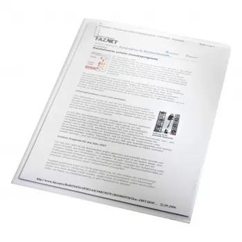 Pochettes documentaires Leitz A4, 0,13 mm PP, vertes, pack de 100 40000055