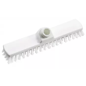 Haug Bürsten Brosse à récurer blanche en plastique 28,0 cm de large (88100)