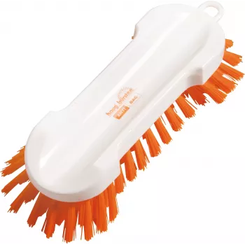 Brosse de nettoyage Anti-Bac Haug Bürsten 88306 blanche/orange en plastique