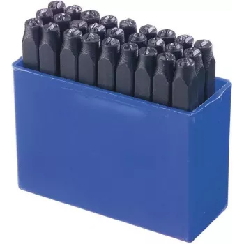 Ensemble de 27 poinçons à lettres Brüder Mannesmann 10 mm (244-10)