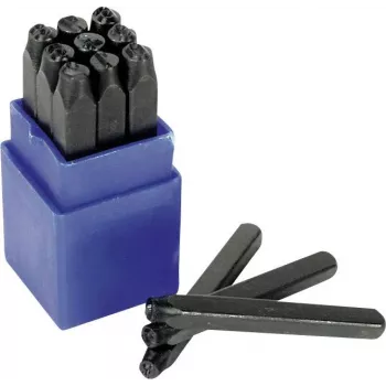 Ensemble de 9 poinçons à chiffres Brüder Mannesmann 10 mm (245-10)
