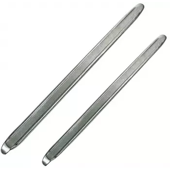 Jeu de démonte-pneus Brüder Mannesmann 658-600, 2 pièces, 380 mm, acier trempé, galvanisé