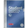 Bloc-notes BRUNNEN Premium Student College Block A4 ligné avec lignes de marge, lot de 5 1067127