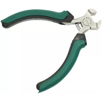 Brüder Mannesmann Green Line pince coupante d'extrémité électronique 115 mm acier à outils vert/argent/noir M 1070-2