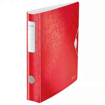Classeur à levier Leitz Active WOW 180° A4 65 mm rouge