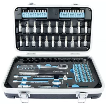 Coffret d'embouts 1/4 inch 116 pièces BRÜDER MANNESMANN QUANTOOL Q25003 avec embouts de sécurité