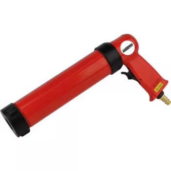 Pistolet à cartouches pneumatique BRÜDER MANNESMANN M 1525, rouge/noir, 310 ml, 6,3 bar, raccord rapide 1/4 inch