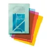 Pochettes documentaires LEITZ A4 0,15 mm, couleurs assorties, lot de 10 4153-02-99
