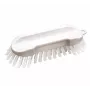 Brosse de nettoyage HAUG BÜRSTEN 8830, blanc/transparent, corps en polypropylène, soies en polyester, dureté moyenne, autoclavable, apte au contact alimentaire