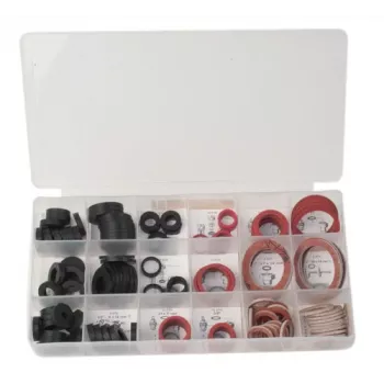 Assortiment de joints sanitaires BRÜDER MANNESMANN, 141 pièces avec 18 joints différents (M99741)