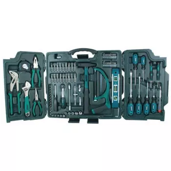 Brüder Mannesmann set de 89 douilles et embouts avec entraînement 1/4 inch, cliquet, rallonges et coffret 29085