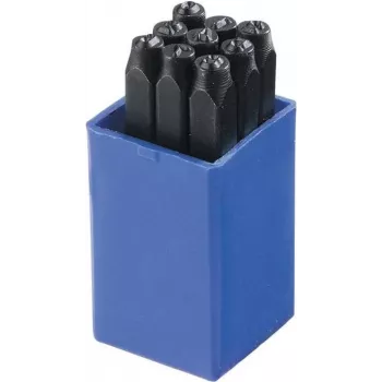 Ensemble de poinçons chiffres Brüder Mannesmann 9 pièces 6 mm (245-6)