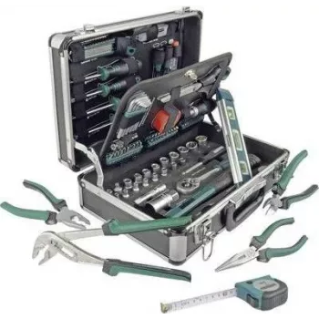 Ensemble d'outils de bricolage Brüder Mannesmann 90 pièces en mallette aluminium M29067