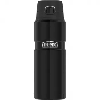 Bouteille isotherme sous vide THERMOS Stainless King 700 ml noire 4010233070