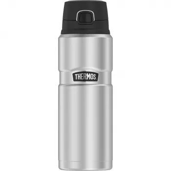 Bouteille isotherme sous vide THERMOS Stainless King 700 ml noire 4010233070