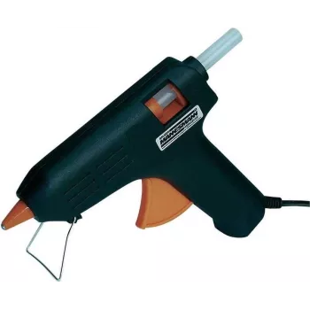 Ensemble pistolet à colle chaude Brüder Mannesmann 7 pièces M49200 | 20 W, bâtons de colle 11 mm, support intégré