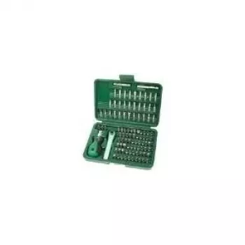 Ensemble d'embouts de sécurité BRÜDER MANNESMANN 99 pièces, 95 embouts chrome-vanadium, hexagonale 1/4 inch, porte-embouts magnétique, étui organisateur 29899