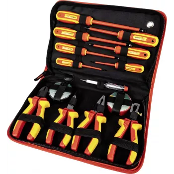 Ensemble d'outils d'électricien isolés VDE Mannesmann 14 pièces (11214)