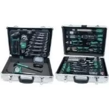 Brüder Mannesmann 29075 valise à outils en aluminium 108 pièces, argent