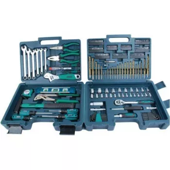 Brüder Mannesmann 29086 ensemble valise à outils en aluminium 176 pièces avec outils en acier chrome-vanadium
