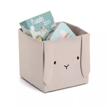 Zeller Rabbit Storage Box Beige 28 x 28 x 28 cm (14492)
