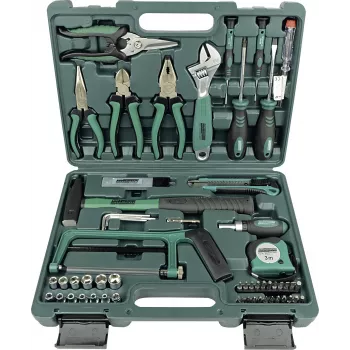 Brüder Mannesmann M29074 ensemble d'outils à main pour bricoleurs 74 pièces en valise