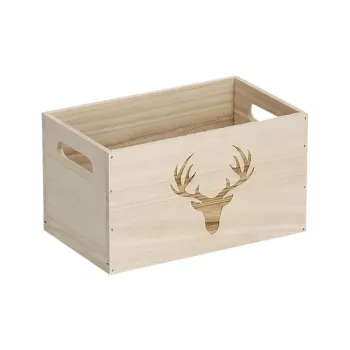 Zeller Deer Storage Box Natural 25 x 15 x 14 cm (15220)