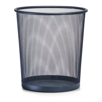 ZELLER MESHLINE Waste Paper Basket 12L Anthracite 17740