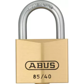 ABUS 85/40 806308 cadenas en laiton avec anse en acier trempé, 40 mm, à clé, 2 clés