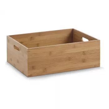 Zeller Storage Box Natural 40 x 30 x 14 cm Bamboo 13341