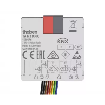 Entrée binaire KNX 6 voies Theben TA 6.1 KNX (4969276)