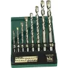 Ensemble de forets à maçonnerie Brüder Mannesmann M54309, 5 pièces, 4-10 mm, à plaquettes carbure, DIN 8039