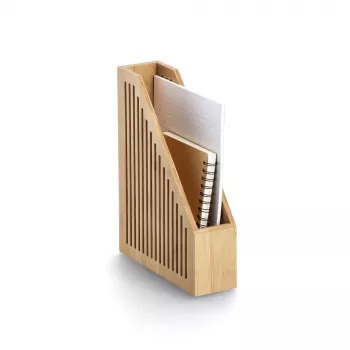 Porte-revues Zeller 15203 en bambou, marron, DIN A4