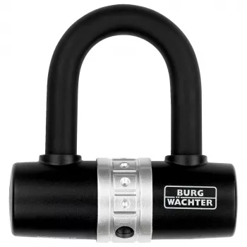 Antivol vélo en U BURG WÄCHTER 1480 HB, noir, anse 14 mm, largeur 43 mm, hauteur 55 mm 1471