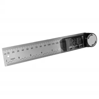 Rapporteur d'angle numérique Brüder Mannesmann M81220 200 x 200 mm 360°