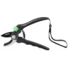 Sécateur à enclume BRÜDER MANNESMANN M63100, noir/vert, lame antiadhésive, capacité de coupe 20 mm