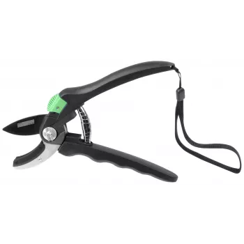Sécateur à enclume BRÜDER MANNESMANN M63100, noir/vert, lame antiadhésive, capacité de coupe 20 mm