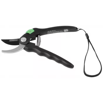 Cisailles de jardin à lames croisées BRÜDER MANNESMANN, noir/vert, lame antiadhésive, capacité de coupe 20 mm, 1 pièce (M63101)
